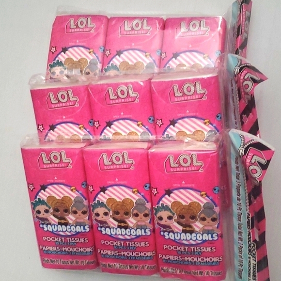 L.O.L Surprise! Pocket Tissues-3 (3 packs) - Picture 1 of 4